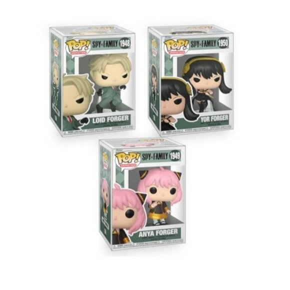 Funko SPY X FAMILY YOR ANYA LOID Pop! Vinyl Figure Bundle Set of 3 + PROTECTORS - Picture 1 of 11